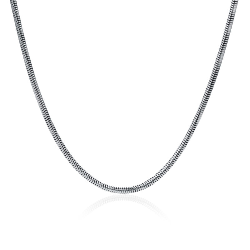 COLLANA CATENA CODA DI TOPO 50+5