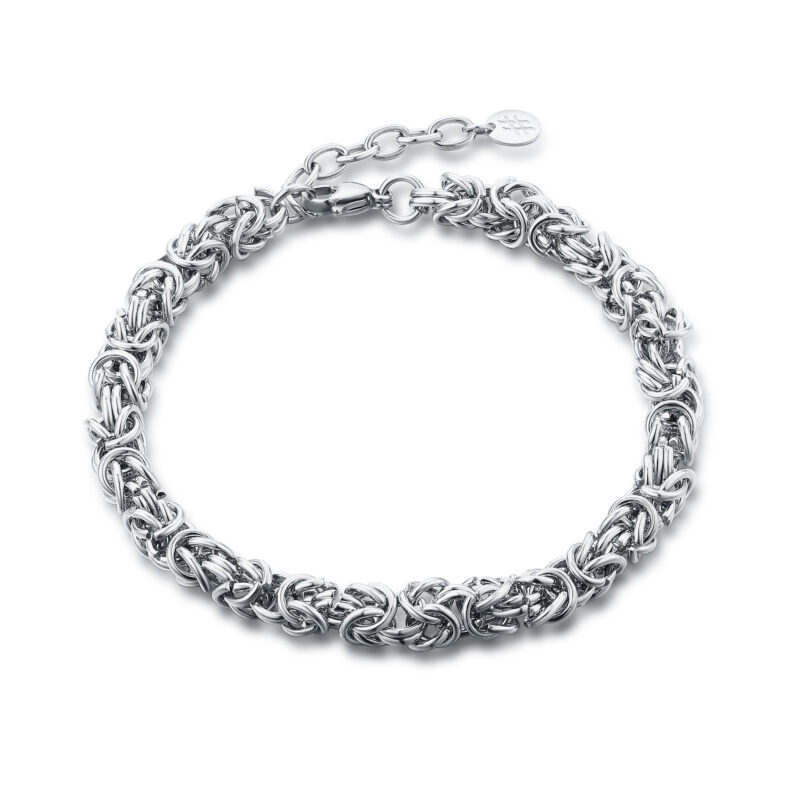 BRACCIALE CATENA CELTICA 20+3 CM ACCIAIO BRAND GIOIELLI