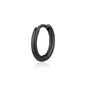 MONO ORECCHINO CERCHIO NERO 16 MM BRAND GIOIELLI