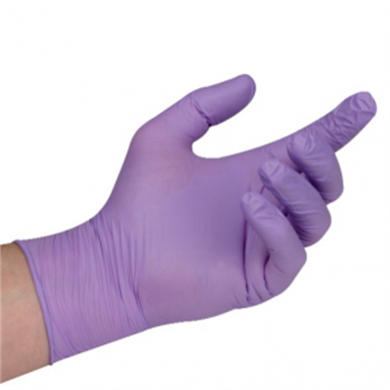 GUANTI VIOLA IN NITRILE SENZA POLVERI GUANTI VIOLA IN NITRILE SENZA POLVERI