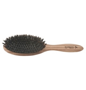 SPAZZOLA PNEUMATICA IN LEGNO DI BAMBU' 100% CINGHIALE - 8468005-1 - 5412058157844-1