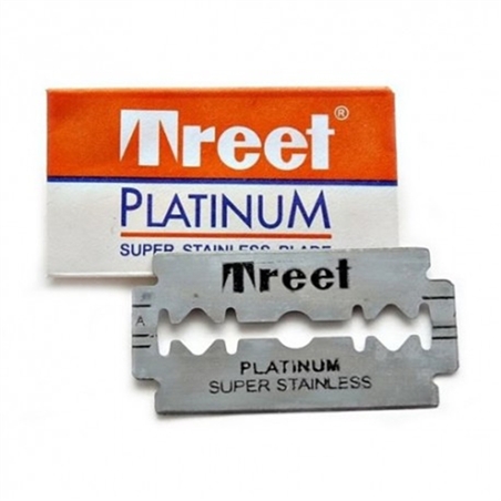 TREET PLATINUM LAME DA BARBA SUPER INOX  CONF. 5 PZ - LAMETRETPLAT10-1 - TREETPLATINUM-1