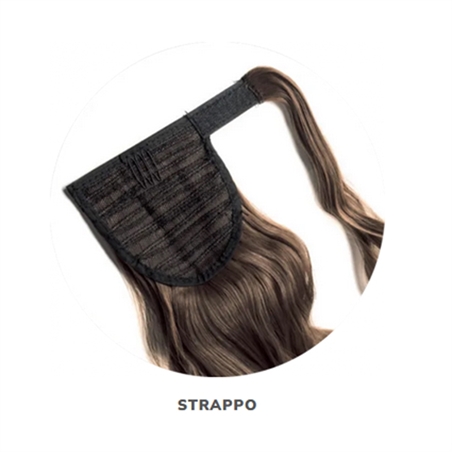 DI BIASE HAIR TOUPE CODA CAPELLI CON STRAPPO - TOUPESTRAPPO - TOUPESTRAPPO