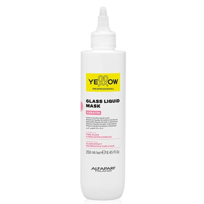ALFAPARF YELLOW GLASS LIQUID KERATIN MASK LAMINAZIONE ISTANTANEA 250ML ALFAPARF YELLOW GLASS LIQUID KERATIN MASK LAMINAZIONE ISTANTANEA 250ML